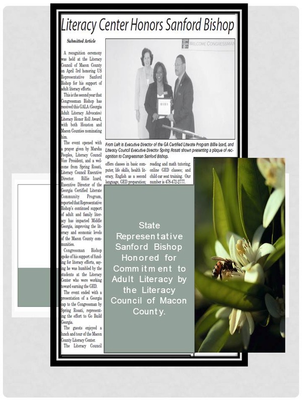 Literacy Center Honors Sanford Bishop
